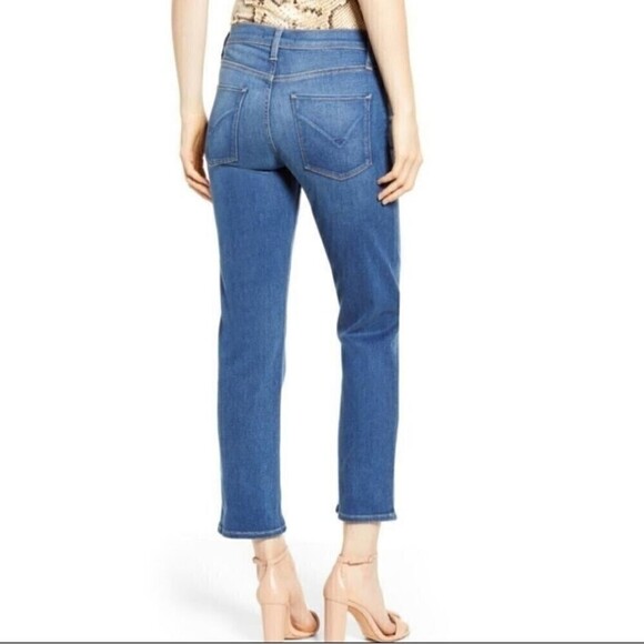 Hudson Nico Mid Rise Cigarette Slim Straight Leg Kick Hem Ankle Jeans Size 24 - Picture 4 of 11